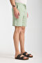 Men's Slim Fit Summer Muslin Shorts - 6