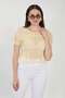 Women's Watermelon Sleeve Gipeli Blouse - Yellow - 2