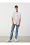 Pink Comfortable Fit Short Sleeve Poplin Men's Shirt - 6