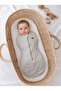100% Organic Cotton Breathable Baby Swaddle Sleeping Bag with Zipper Newborn Swaddle