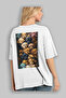 For Dog Lovers 30 White Oversize T-Shirt with Dog Print on the Back 100% Cotton Unisex Dog Lover Premium Design - 3