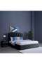URANUS HEADBOARD CHANEL DARK GREY L-180 : H-125 CM - 6