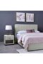 HERMONIA HEADBOARD VELVET WHITE L-150 : H-125 CM - 6