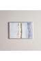 Lustre Hand Painted Canvas Wall Art 50x71cm - Blue - 4