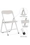 Children's Folding Table and Chairs 3 Pieces Children's Furniture Set - Sturdy Steel Frame, Portable for Games, Dining Room and Crafts in Tight Spaces - 8