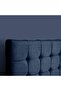 VISTA HEADBOARD CHANEL NAVY BLUE L-180 : H-125 CM - 4