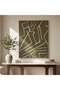 Sterlines Textile Canvas Framed Wall Art 80x100cm - Green
