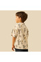 Short Sleeves Shirt with Floral Print - 3