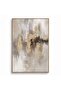 Percival Hand Painted Canvas Wall Art 120x180cm - Gold - 3
