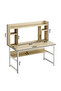 Space-Saving Gaming & Study Desk with Shelves 110x50x126 cm - 5