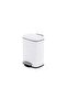Primo Fingerprint Resistant Metal Pedal Bin 21.3x20.5x29.5cm 5l - White - 6