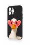 iPhone 14 Pro Max Compatible Silicone Case with Duck Pattern - 4