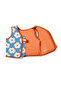 Blue Daisy Patterned Children's Swimming Vest - 2