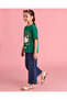 Girls Green Hello Kitty Placement Print T-Shirt - 5