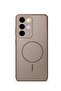 Realme C85 Pro 4G 2025 SilkTouch Premium Matte Silicone Protective with Thin Magsafe Case Cover - 5