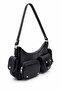 Multi-Pocket Katy Women's Shoulder Bag Black - 2