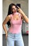 Women's New Season Scarf Underwire Corset Blouse - 3