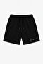 Black Women's and Men's Printed Oversized Set with Shorts - 4