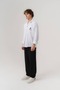 Tranquil Long Sleeve Embroidered Oversize Shirt with Pocket Detail - 6