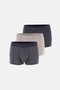 Men's 3-Piece Boxer Set, Cotton, Flexible Waistband, Elastic, Daily Use, Comfortable Fit Boxer Set