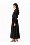 Stylish Maxi Women's Dress with Layered Detail - 2