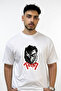 Guts Berserk_3 Design Printed Oversize White T-Shirt