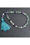 Premium Natural stone Fluorite Islamic prayer beads Tasbih Misbaha ,33 Tasbih count - 3