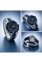 Men’s Blue Dual Display Watch Stainless Steel Analog Digital Watch - 2