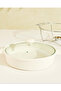 White Round Food Warmer with Stand - 6
