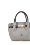 Gray Bag with Buckle Chain Detail 0063 - 4