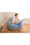 Beanless Bag Inflatable Lounge Chair Grey 114x114x71cm - 3