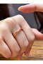 Steel Color Striped Ring - 3