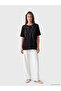 Original Oval Collar Patterned Women's T-Shirt - 2