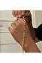 Steel Bracelet with U-Shaped Beads 316 L Steel 16+6 cm - 6