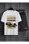 Lando Norris Printed 100% Cotton Crewneck Kids T-Shirt-Shorts F1 Dual Set