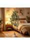 182 cm Artificial Olive Tree Double Trunk – Lifelike & Maintenance-Free with White Planter, Perfect for Living Room & Office - 4