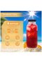 6Pack 16oz Glass Juice Bottles with Lids – Reusable Drinking Containers for Juice, Smoothies, Water, Iced Coffee – Includes 6 Glass Straws, 6 Airtight Lid, 6 Straw Lids, 1 Bottle Brush - 2