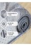 Modern Style Area Rug Non-Slip Super Soft Touch Living Room Bedroom Kitchen Decoration Of Carpet Floor Rug Fluffy Long Pile Rectangular - 3