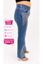 Plus Size Special Design Series Ripped Wide Leg Summer Women's Trousers - 2