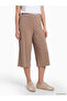 Two Mt Shop Quality Lcwaikiki Basic Brown Diving Fabric Plain Standard & Regular Women's Capri - 2