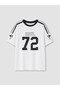 White Bowknot Seoul Printed Girls' T-Shirt