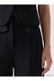 Lcw Vision Black Regular Fit Wide Leg Women's Trousers - 3