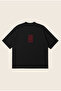 Good Food Good Mood Oversize Boxy Cut Unisex 100% Cotton Printed Tshirt