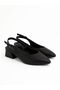 Black Matte Women's 5 cm Classic Heeled Shoes 7115
