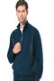 7000 Men's Navy Blue Long Sleeve Stand Collar Zippered Tracksuit Set - 2