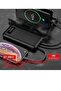 PB41 Power Bank 10000 mAh 3 Types Charging Cable and LCD Screen, Black - 4
