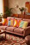 Abstract Colors Patterned 4-Piece Throw Pillow Cover Set - 2