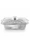 Pack of 5 Silver Aluminium Foil Containers with Lids – 4000ml Leak-Proof Food Storage & Meal Prep Pots