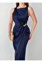 RUBY Midi Elbise - Lacivert - 2
