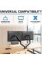 Dual Monitor Mount Stand, Adjustable Monitor Stand, Articulating Gas Spring Monitor Arm - 6